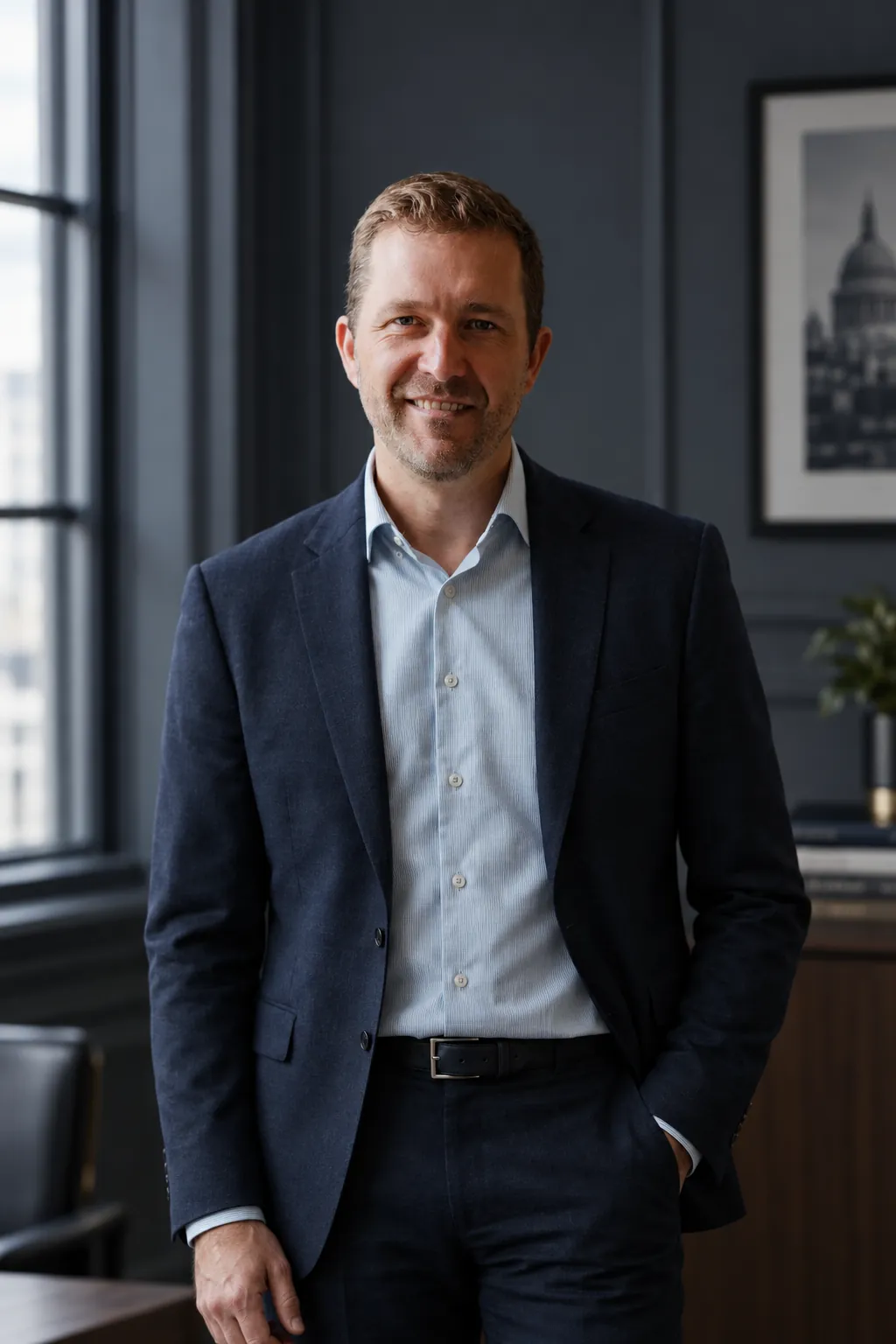 Portrait of Nat Baldwin, founder of Intellectual Consultancy
